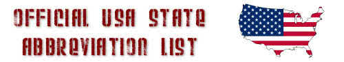 State Abbreviation List